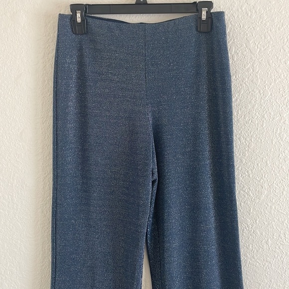 LPA x Revolve Pant 93 Navy & Silver Metallic M - Picture 6 of 10